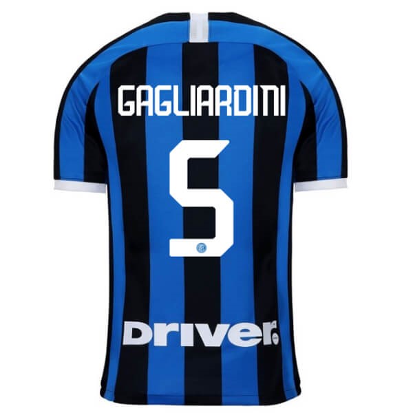 Camiseta Inter De Milán NO.5 Gagliardini Replica Primera Ropa 2019/20 Azul